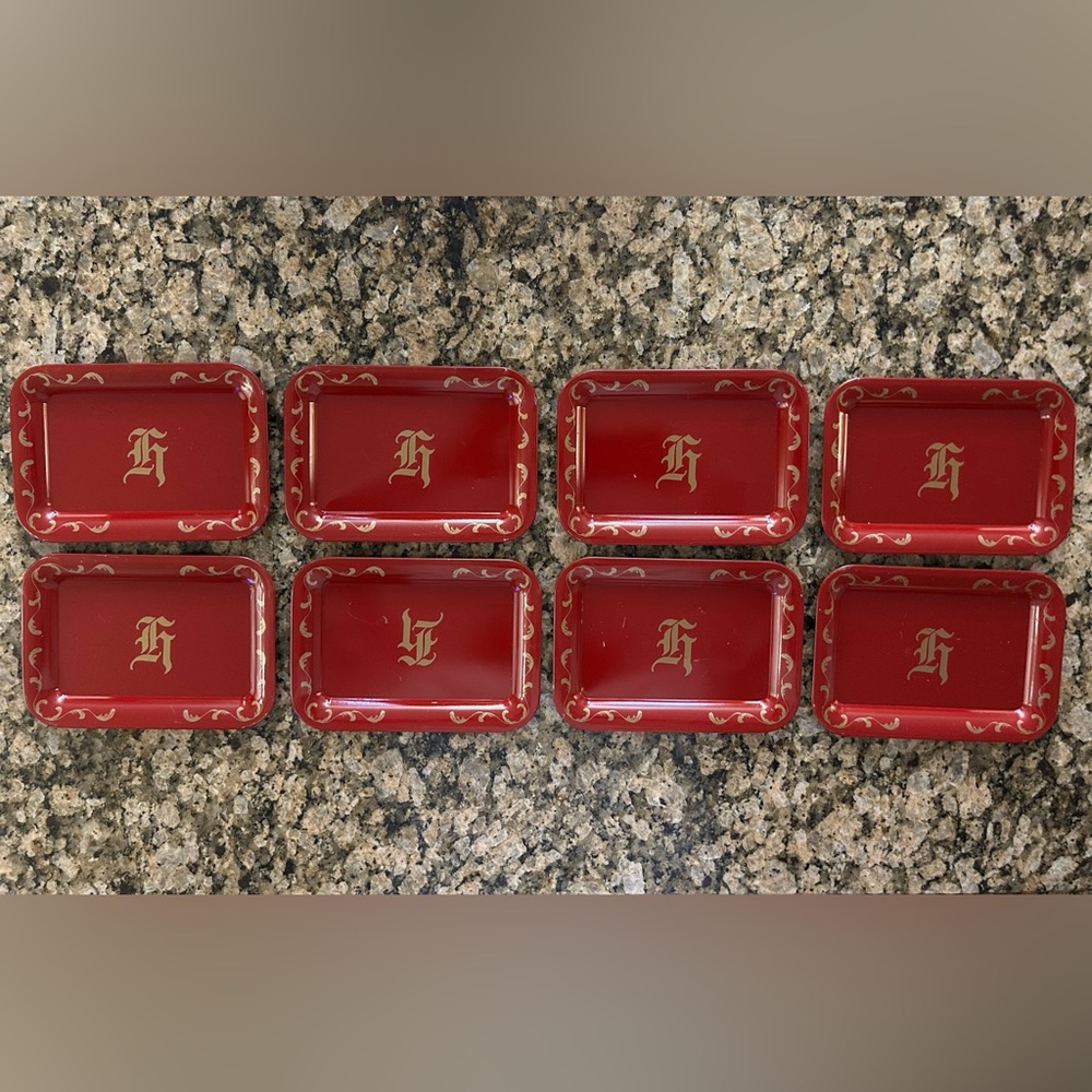 Vintage metal tip trays $6 each